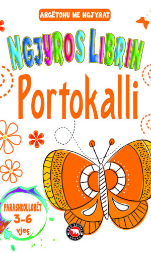 Argetohu me ngjyrat Ngjyros librin PORTOKALLI