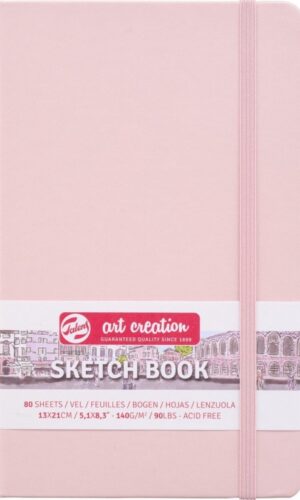 ART-CREATION BLLOK SKETCH PASTEL PINK 13X21 80F 140GR TALENS