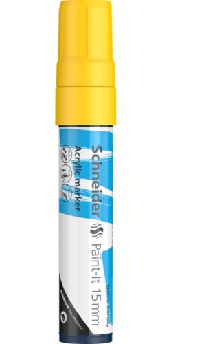 MARKER AKRILIK 'PAINT-IT ' 330 15mm YELLOW SCHNEIDER