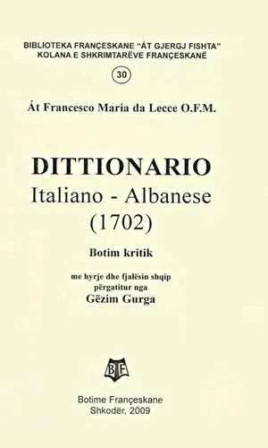 Dittionario italiano - albanese 1702 - FRA